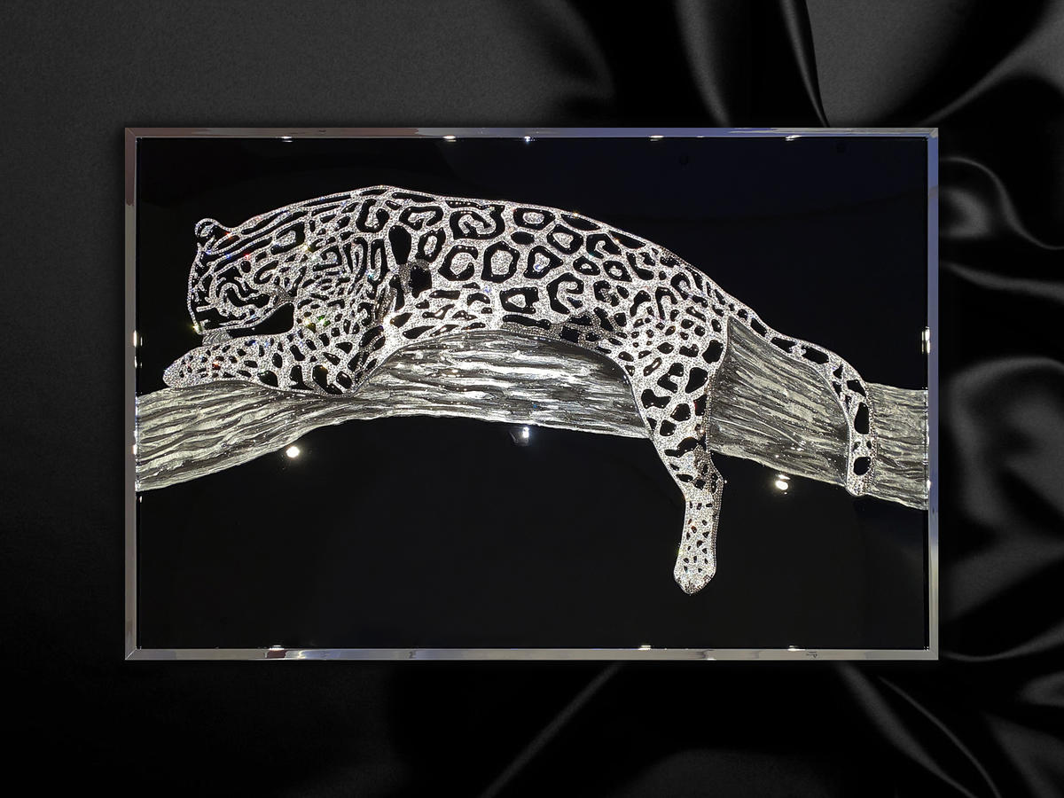 Картина: Картина Леопард в ночи