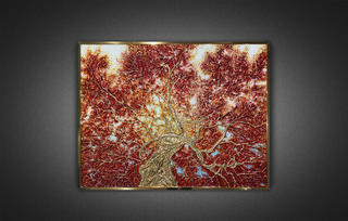 Картина Янтарное дерево