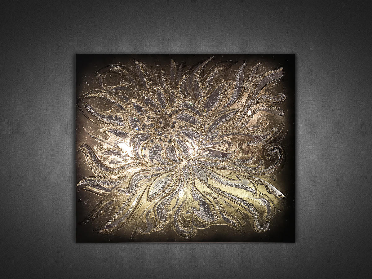 Картина Янтарный лотос